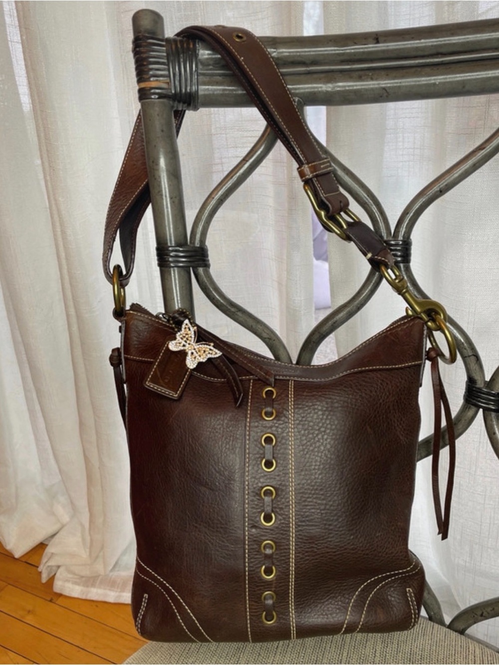 2006 Coach Chelsea Laced Duffle Bag